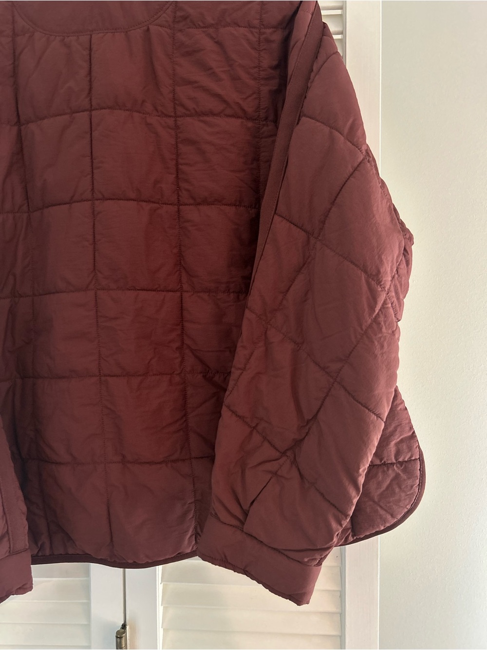 Free People FP Movement Pippa Packable Puffer Jacket Bitter Chocolate Brown L - Picture 6 of 7